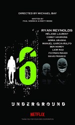 6 Underground (2019) afişi 6 Underground (2019) afişi