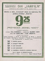 9:25. Przygoda Jednej Nocy (1929) afişi