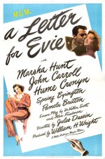 A Letter For Evie (1946) afişi