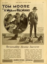 A Man And His Money (1919) afişi