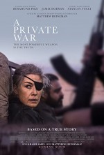 A Private War (2018) afişi