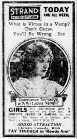 A Virtuous Vamp (1919) afişi