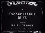 A Yankee Doodle Duke (1926) afişi