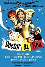 Acemi Doktor Denizde (1955) afişi