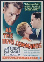 As the Devil Commands (1932) afişi