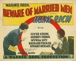 Beware Of Married Men (1928) afişi