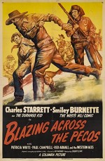 Blazing Across The Pecos (1948) afişi