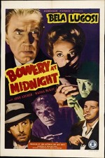 Bowery At Midnight (1942) afişi