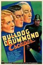 Bulldog Drummond Escapes (1937) afişi