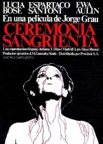 Ceremonia sangrienta (1973) afişi