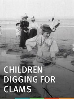 Children Digging For Clams (1896) afişi