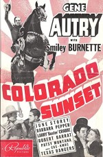 Colorado Sunset (1939) afişi