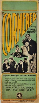 Cornered (1924) afişi