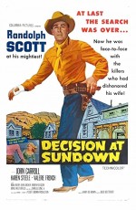 Decision At Sundown (1957) afişi