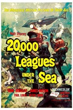Denizler Altında 20.000 Fersah (1954) afişi