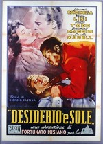 Desiderio 'e Sole (1954) afişi