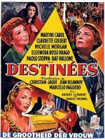 Destinées (1954) afişi