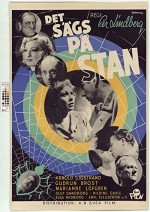 Det Sägs På Stan (1941) afişi