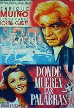 Donde Mueren Las Palabras (1946) afişi