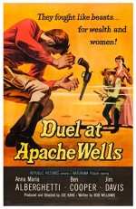 Duel At Apache Wells (1957) afişi