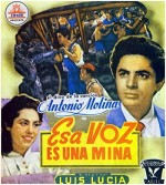 Esa Voz Es Una Mina (1956) afişi