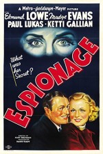 Espionage (1937) afişi