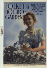 Folket På Högbogården (1940) afişi
