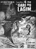 Gabi Ng Lagim (1960) afişi