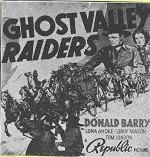 Ghost Valley Raiders (1940) afişi