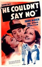 He Couldn't Say No (1938) afişi