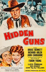 Hidden Guns (1956) afişi