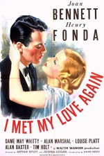 I Met My Love Again (1938) afişi