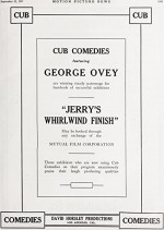 Jerry's Whirlwind Finish (1917) afişi