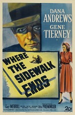 Kaldırımlar Bitince (1950) afişi