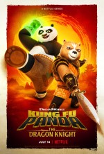 Kung Fu Panda: Ejderha Şövalye (2022) afişi