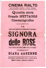 La Signora Delle Camelie (1919) afişi