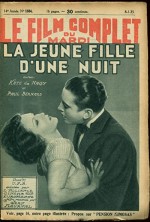 La jeune fille d'une nuit (1934) afişi