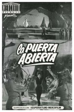 La puerta abierta (1957) afişi
