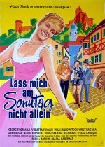 Lass Mich Am Sonntag Nicht Allein (1959) afişi