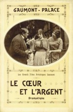 Le coeur et l'argent (1912) afişi