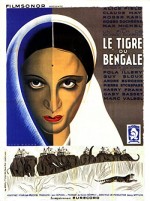 Le Tigre Du Bengale (1938) afişi