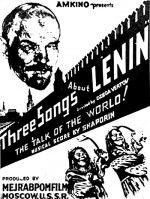 Lenin İçin Üç Şarkı (1934) afişi