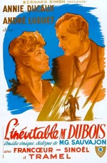 L'inévitable M. Dubois (1943) afişi