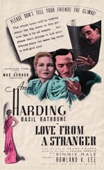 Love From A Stranger (1937) afişi