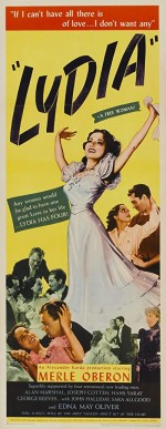 Lydia (1941) afişi