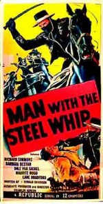 Man With The Steel Whip (1954) afişi