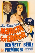 Margin For Error (1943) afişi