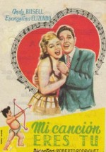 Mi Canción Eres Tú (1956) afişi