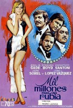 Mil millones para una rubia (1972) afişi