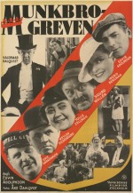Munkbrogreven (1935) afişi